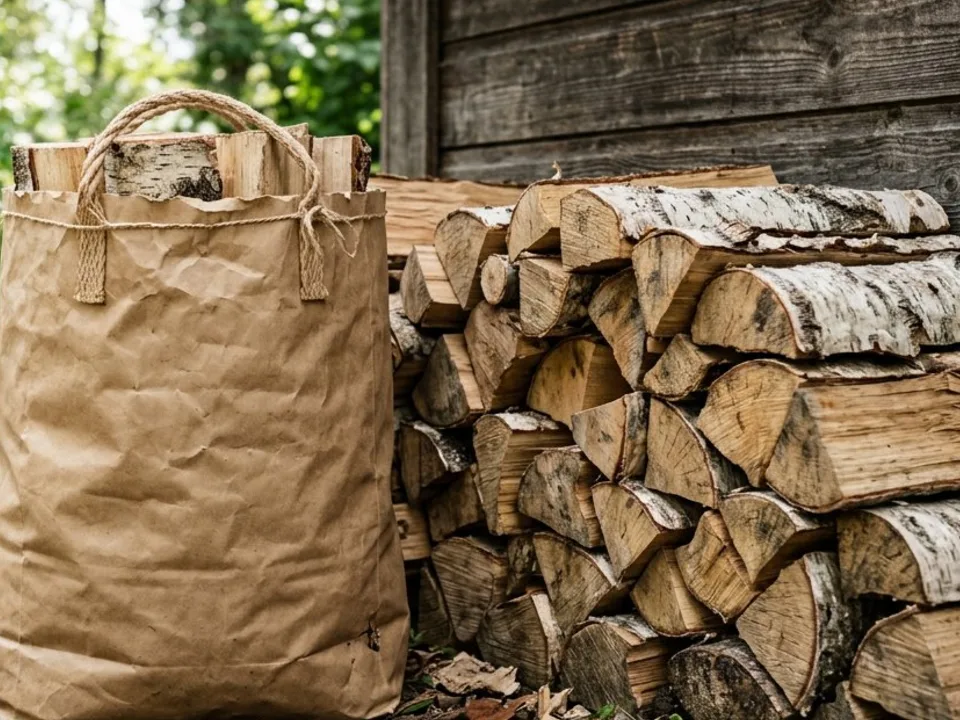 Дрова в мешках — фото 3